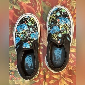 Outer Spaces Vans Slip Ons Boys Size 11 Like New